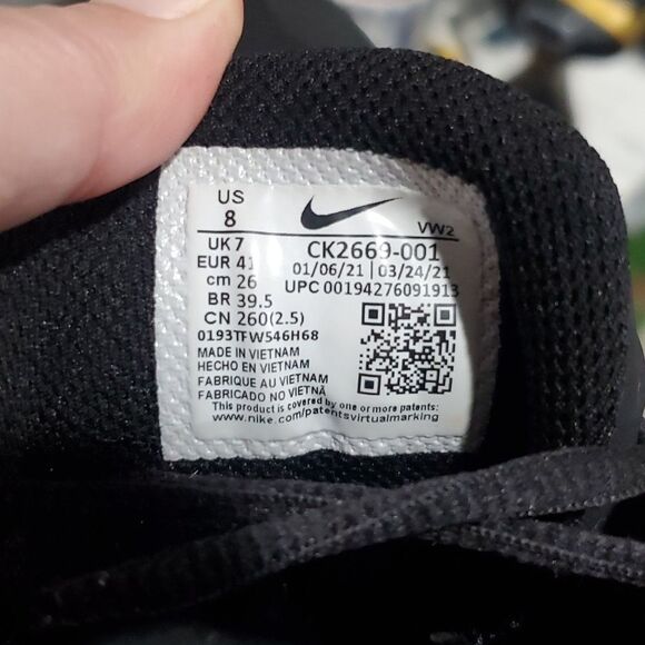 Nike Renew Elevate in Black & White Men's Size 8 - Picture 11 of 12